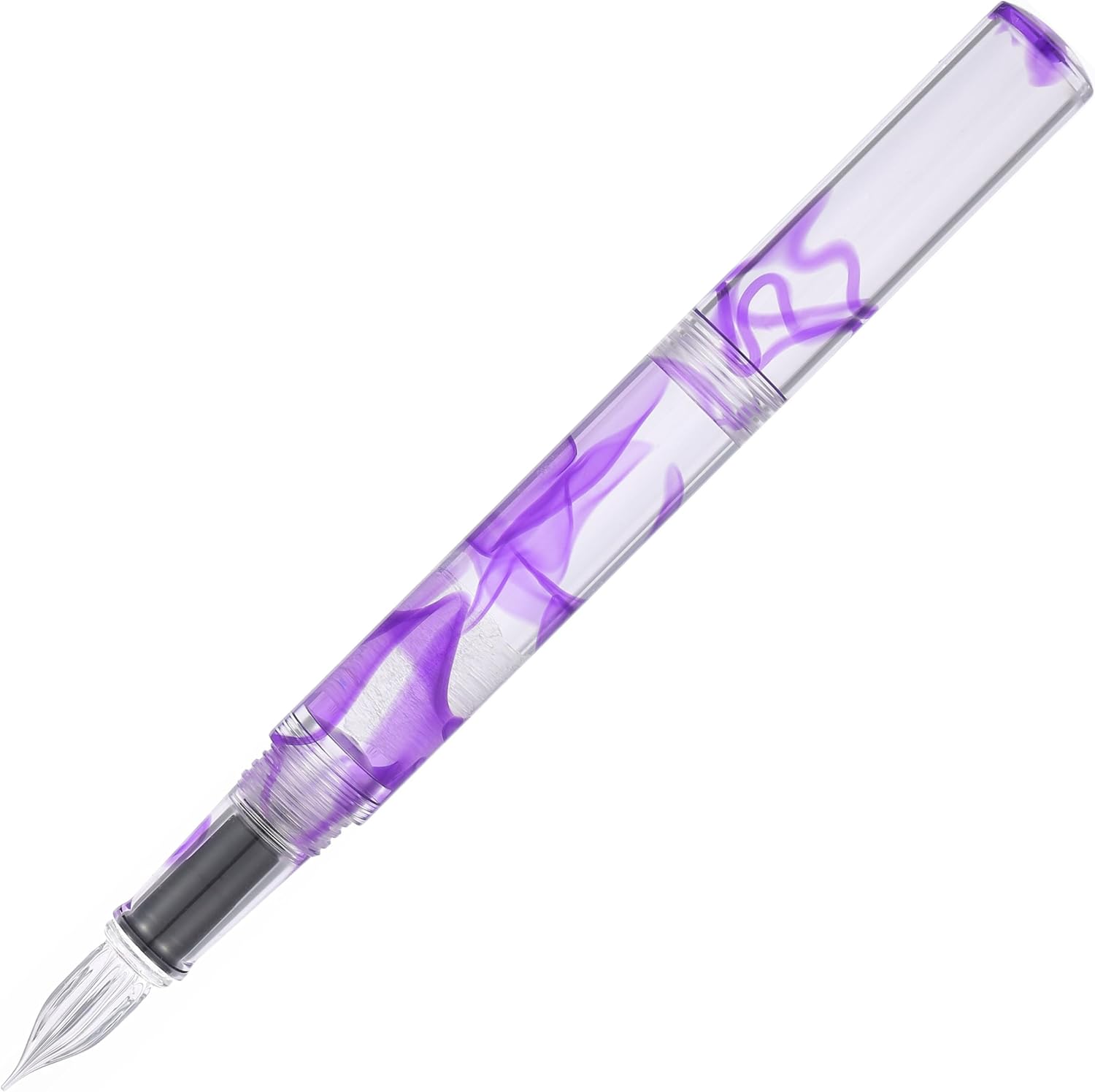 寺西化学 Teranishi Chemical Industry GLAA-AQPU Glass Pen Guitar Glass Pen Aurora with Cap Aqua Purple