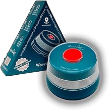 WarnLight 3.0 GEO - Emergency Light DGT Approved Car with Geolocation, Car Breakdown Light, Visibility 1 Km, Beacon V16 with GPS, Magnetic Base and GPS Connection up to 2038 (1 pc.)