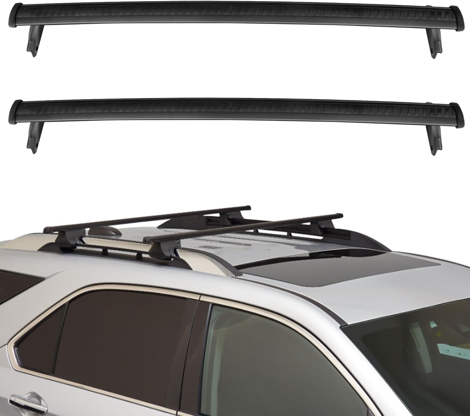 Amazon.com: HEKOTE Roof Rack Rail for Chevy Chevrolet Traverse 2018 ...