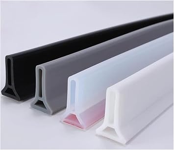 Silicone Shower Water Strip, Flexible Waterproof Strip, Clear