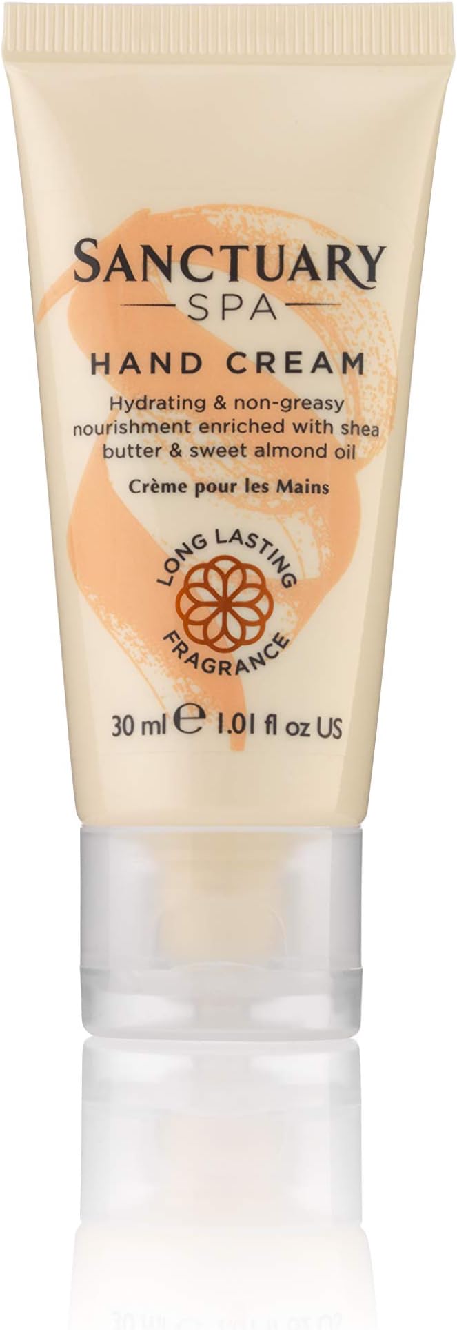 Sanctuary Spa Hand Cream with Shea Butter, Vegan and Cruelty Free, Travel Size, 30 ml