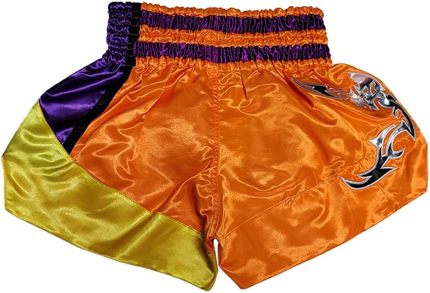 FLKKY Muay Thai Shorts Boxing Shorts for Men Women High Grade Martial Arts Training Gym Trunks Classic Boxing Shorts. - Image 2