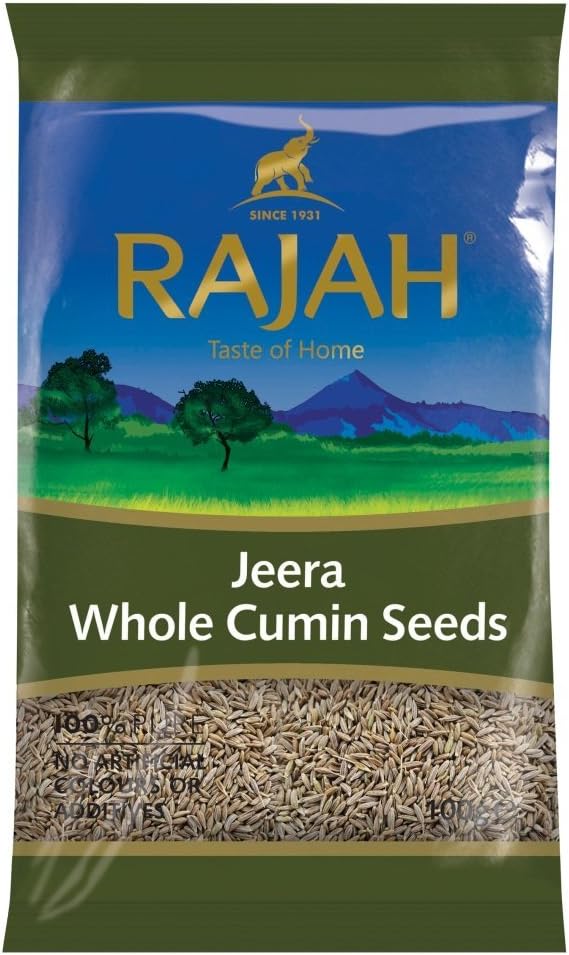 Rajah Jeera Whole Cumin Seeds, 100g