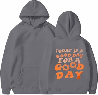 HOOUDO Mädchen Damen Puff Hoodies Niedliche Grafik Gedruckt Langarm Pullover Sweatshirts Preppy Kleidung Teenager Mädchen Thermoshirt Kurzarm Herren Hausanzug Maedchen 146
