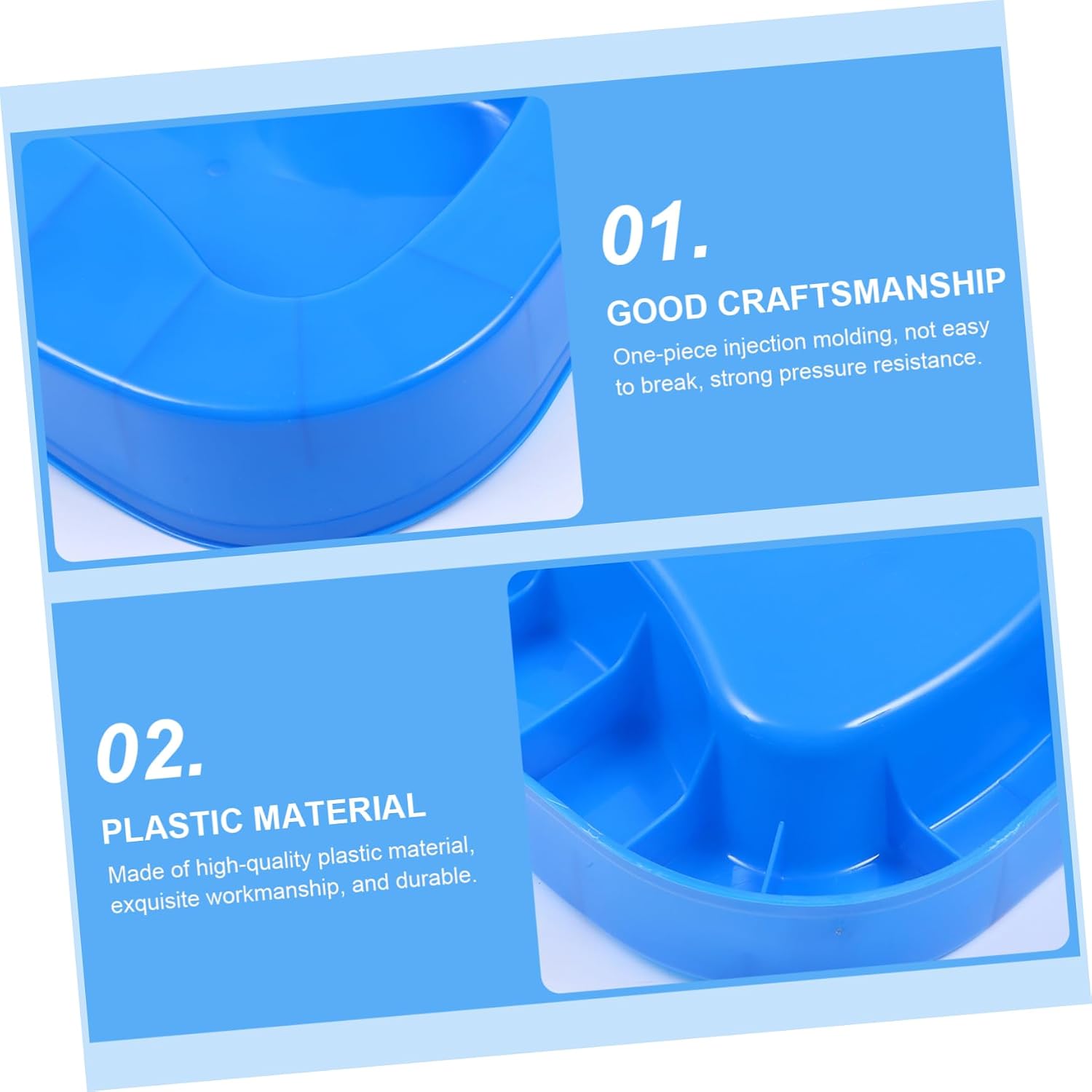 Thickened Plastic Bedpan for Bedridden Patients 1 Pc Heavy-Duty Urinal Pan Easy to Clean Bedpan for Home Use and Elderly Care