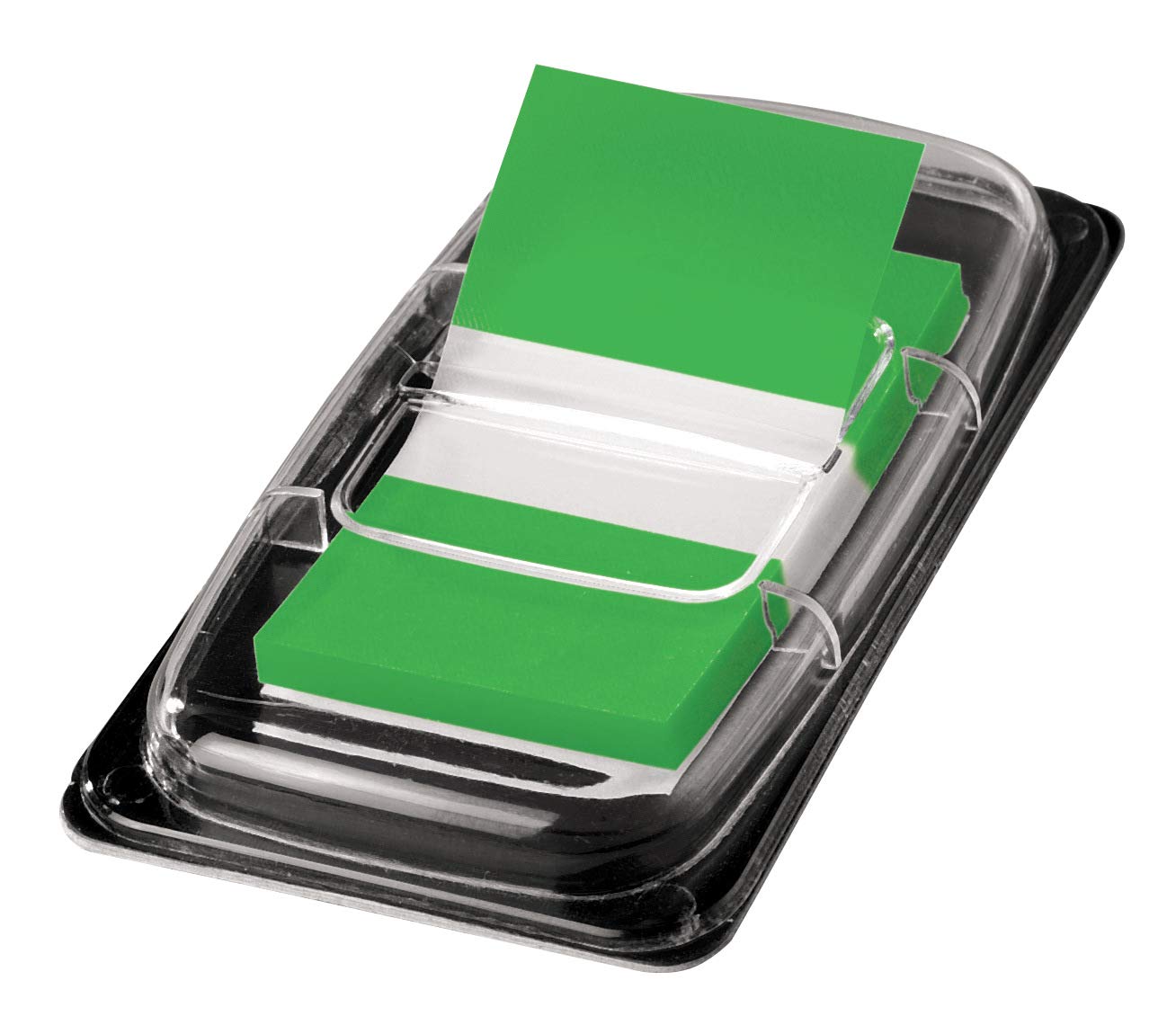 SIGEL Z-Index 3,90 x 6,90 cm - 12 pezzi | HN493, dispenser Z, 600 fogli, Color-Tip verde