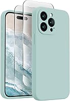 Vista 650 de FireNova Designed for iPhone 13 Pro Max Case, Silicone [Camera Protection] Phone Case with [2 Screen Protectors], Soft Anti-Scratch Microfiber Deep