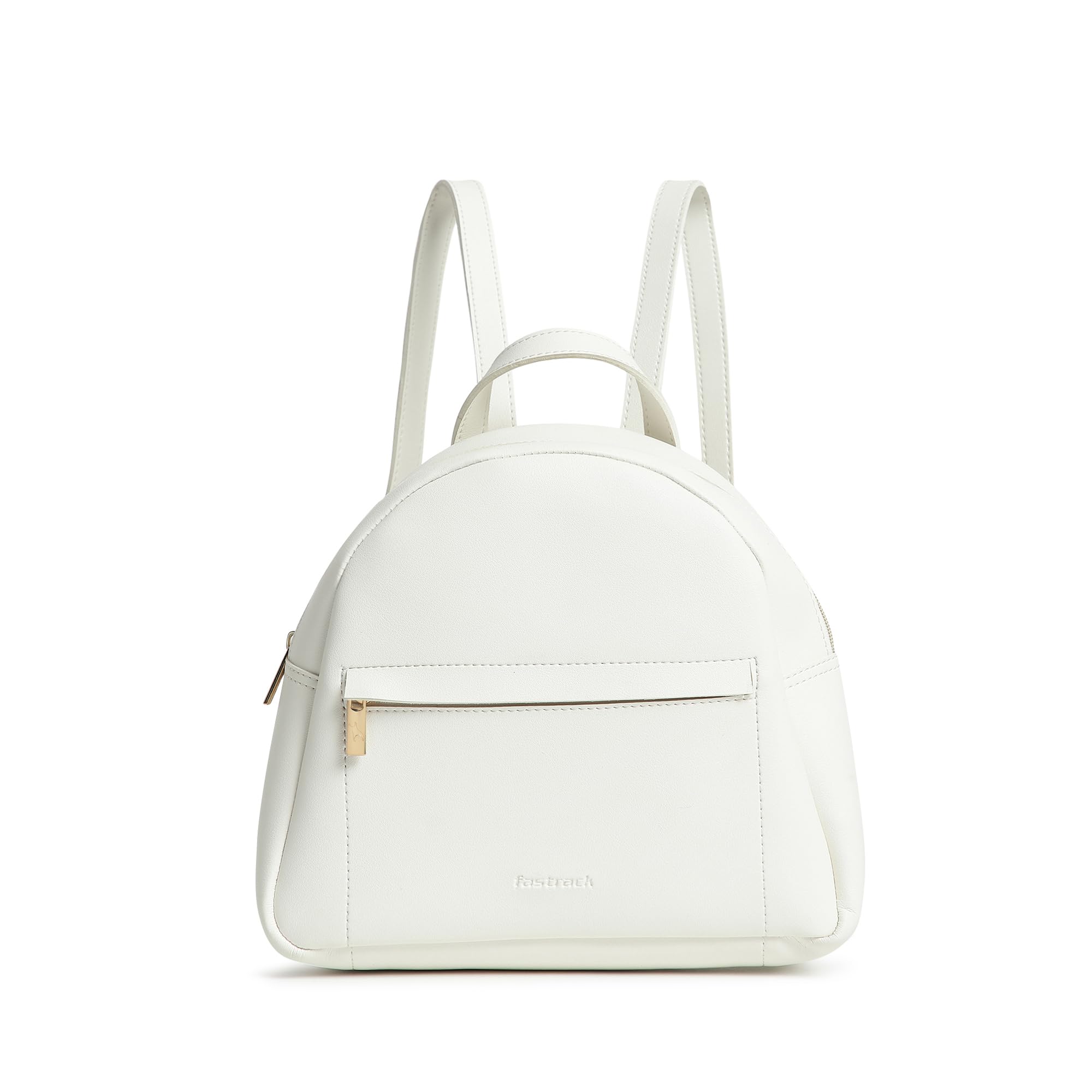 fastrack Black College Backpack for Women | Trendy Minimalistic Backpack for Girls, Ladies, Women | College Bag for Everyday Wear made of Faux Leather-picture-38