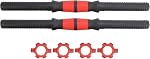 Poignées filetées de dumbbell, 2pcs Poignées réglables de la barre d'étrier avec 4pcs Entraînement de sport pour l'entraînement de poids