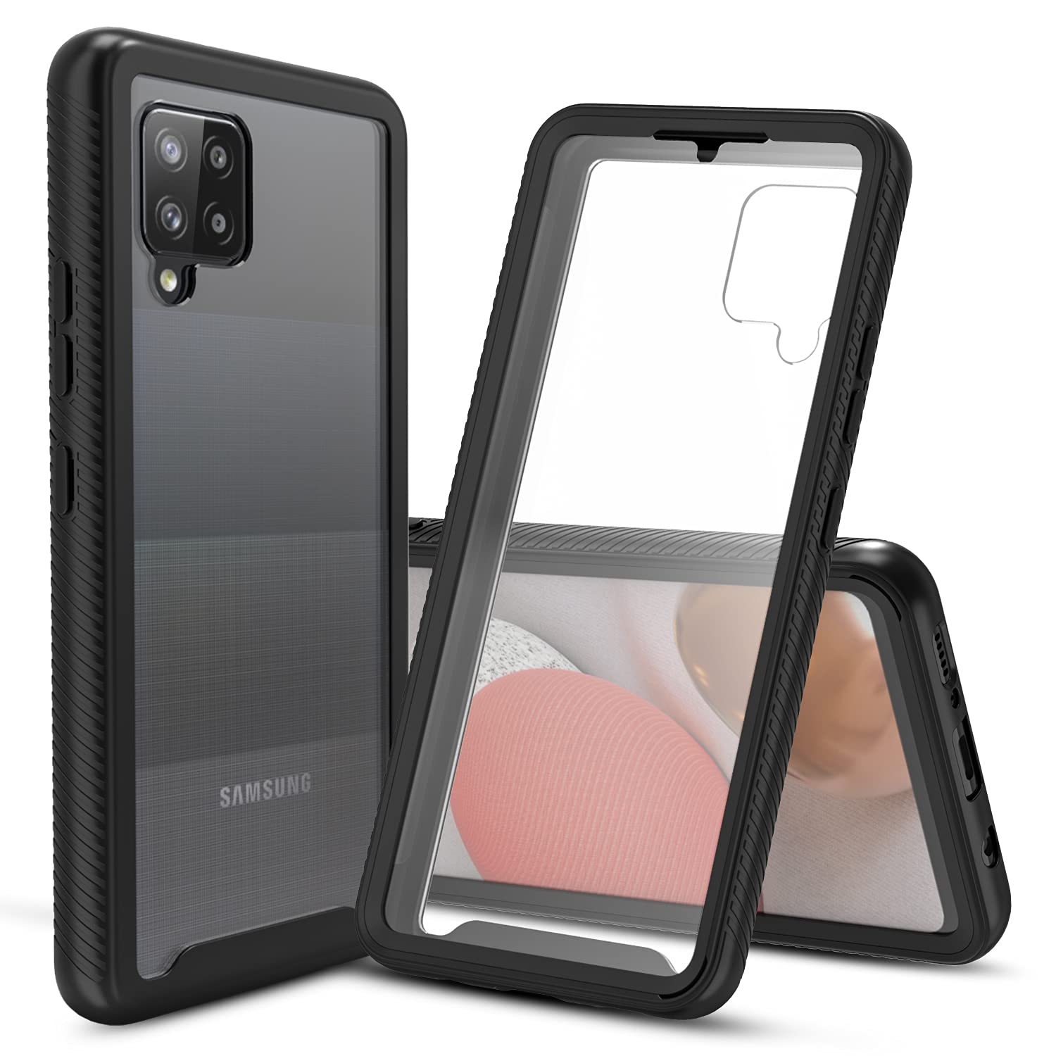 Samsung galaxy a42 5g case with built in screen protector Clearance