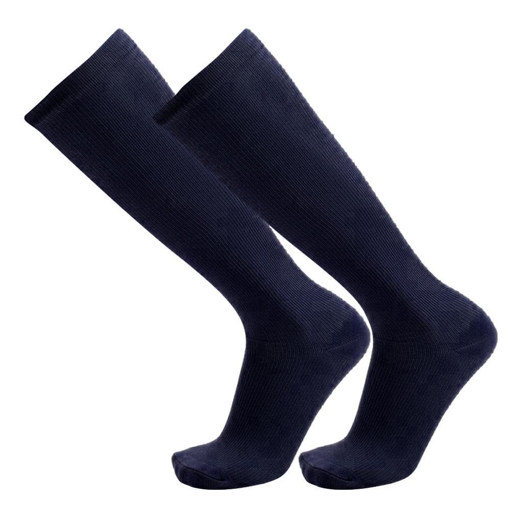 Running Medical Compression Socks Calf Support Stockings Dark Blue S-M-image-26