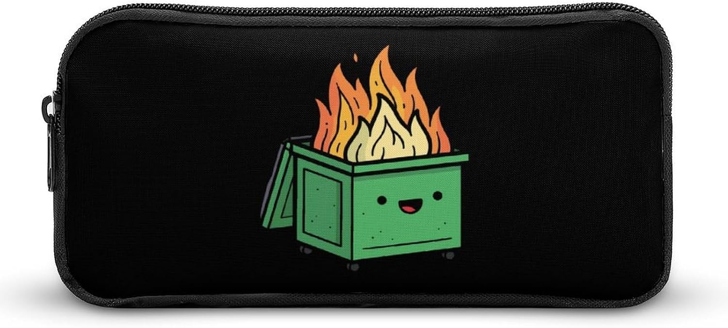 Funny Dumpster Fire Funny Travel Makeup Bag Organizer