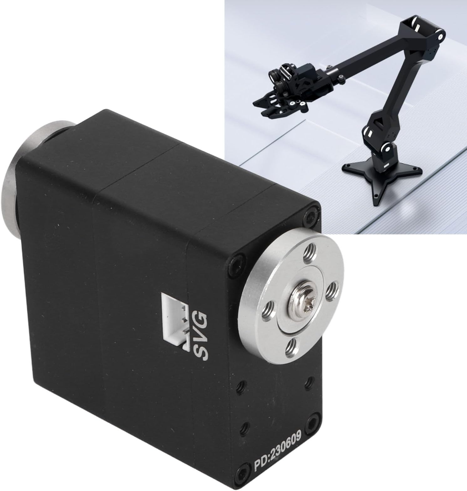 ST3025 40kg Metal Serial Bus Servo, Digital Servo Large Torque High Speed Full Metal Gear, High Accuracy Large Torsion 360 Degrees Magnetic Encoder Brushless Motor