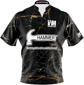 Logo Infusion Bowling Jersey - I AM Bowling Design, Short Sleeve, Sash Collar, Made In USA