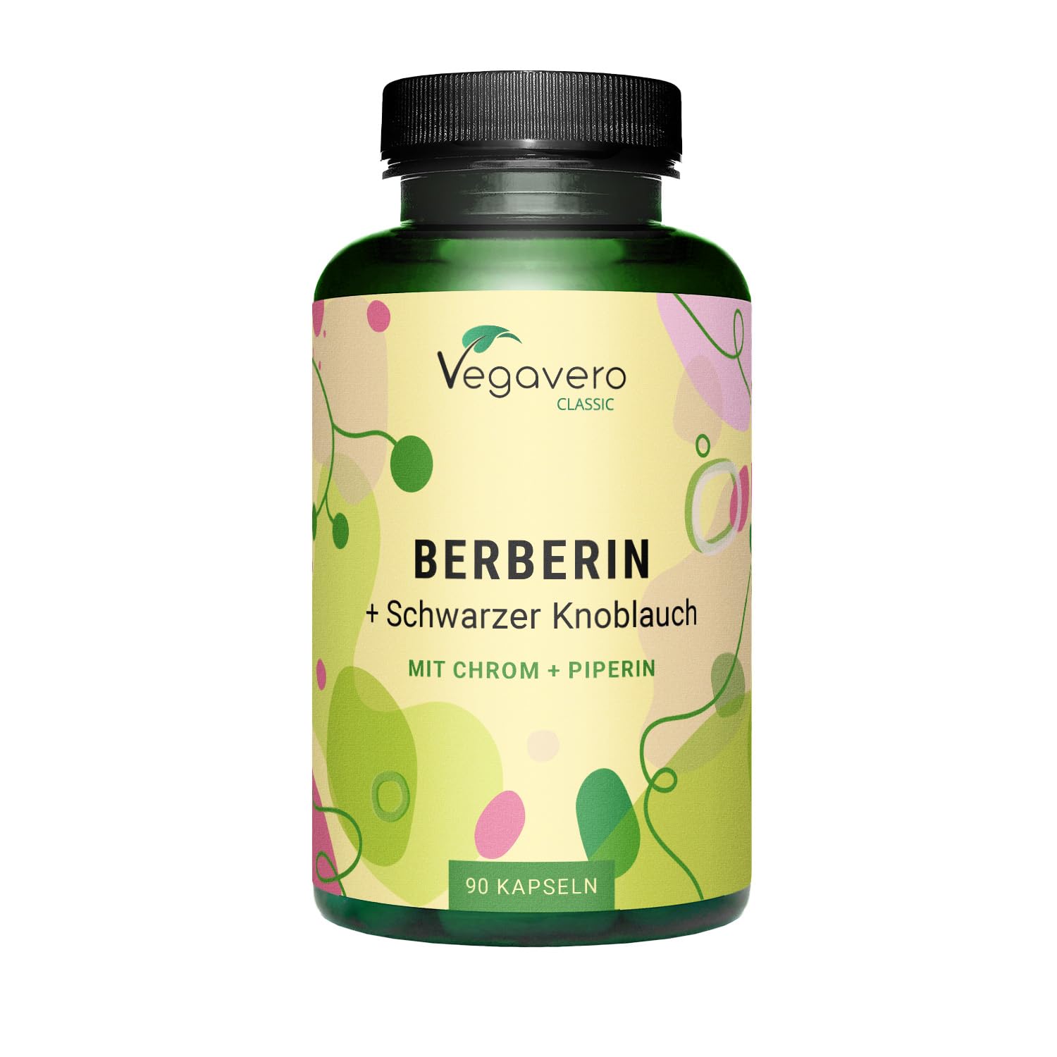 Berberine HCL Vegavero® | 500 Mg Barberry Extract With Black Garlic Extract | 4 Month Supply | NO Additives, Lab-Tested | Blood Sugar Levels Supplement | 120 Capsules | Vegan - View #9
