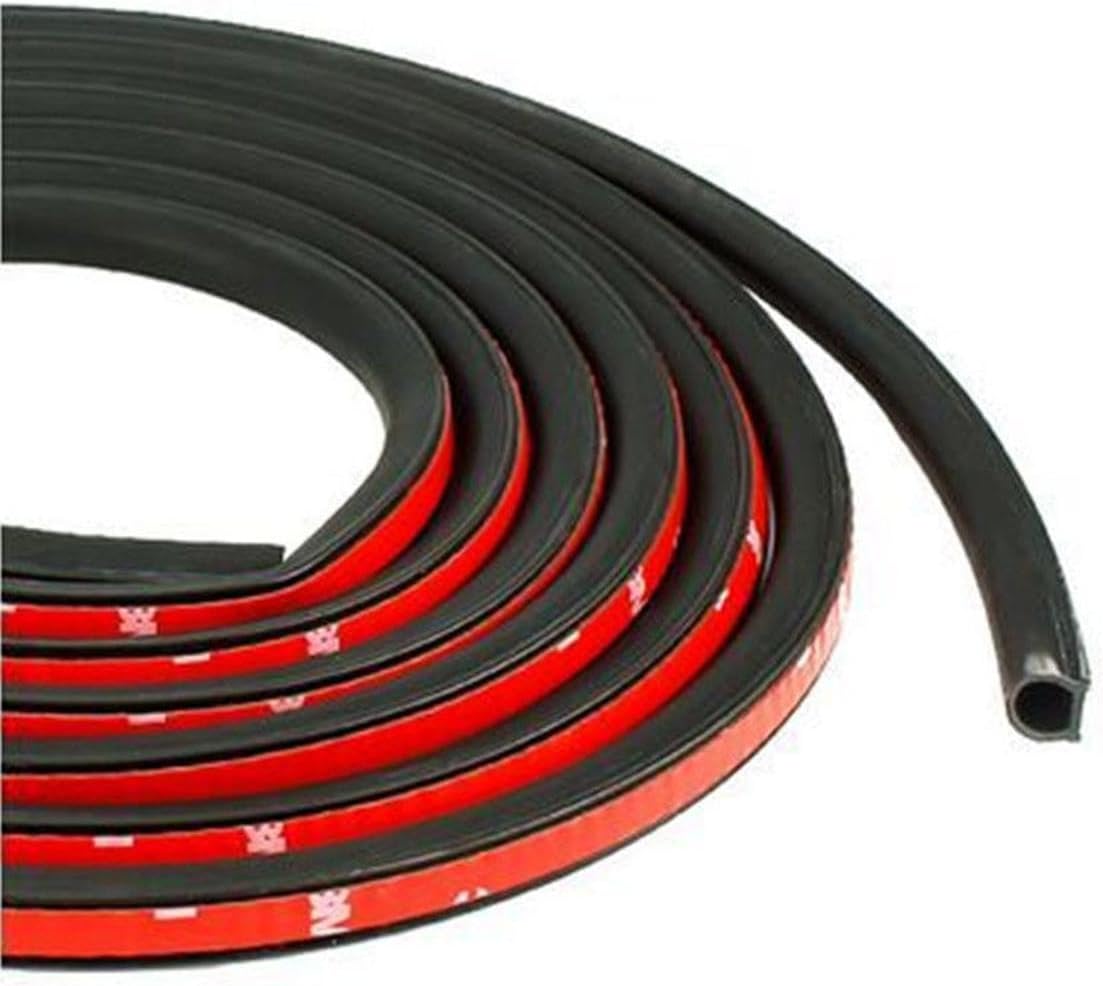 Multifunctional 4M/157inch Small D Type Car Seal Strip for RV Doors/Truck Cabs/ATV Fenders/Motorcycles Accessories