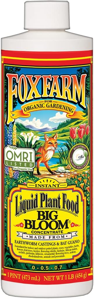 Fox Farm Liquid Nutrient Trio Hydro Formula: Big Bloom, Grow Big Hydro, Tiger Bloom (Pack of 3-16 oz. Bottles) 1 Pint Each + Gloves & Pipette