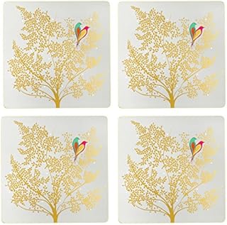 Portmeirion Home & Gifts Chelsea Square Placemat, Cork Backed, Wood, Multi-Colour, 31 x 40 x 2.4 cm