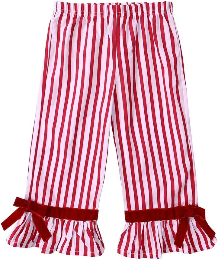 2Pcs Kids Boys Girls Cotton Pajamas Set, Toddler Solid Snug Fit Sleepwear Long Sleeve Tops + Elastic Pants