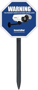 Amazon.com: Securityman SM-SIGN2PK Reflective Security Warning Sign ...