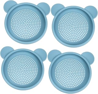Abaodam 4Pcs Ampulheta Brinquedo Silicone Balde De Praia Brinquedos Infantis Brinquedos Para Crianças Peneiras De Areia Brinquedos Copos De Empilhamento Portáteis Para Crianças 1-3