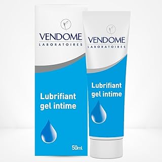 LABORATOIRES VENDÔME - Lubrifiant Gel Intime - Formule À Base D'Eau - Adapté En Cas De Sécheresse Vaginale - Sans Parfum Ni Colorant - Compatible Avec Les Préservatifs - 50ml