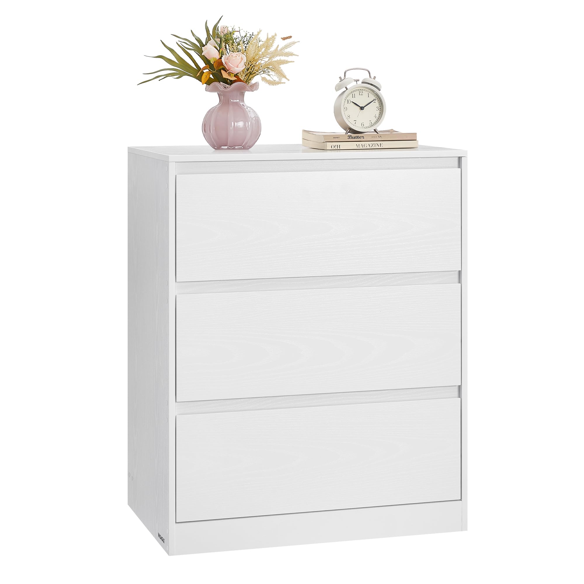 KAILYN Collection - Chest of drawers with drawers, Snow White / 3 Drawers