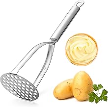 WSERE Potato Masher Stainless Steel Mash Potatoes Masher Vegetables Fruits Blender
