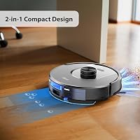 Tikom L8000 Pro robotporszívó LiDAR navigációval, 5000Pa szívóerő, mop funkcióval, 150 perc üzemidő 4