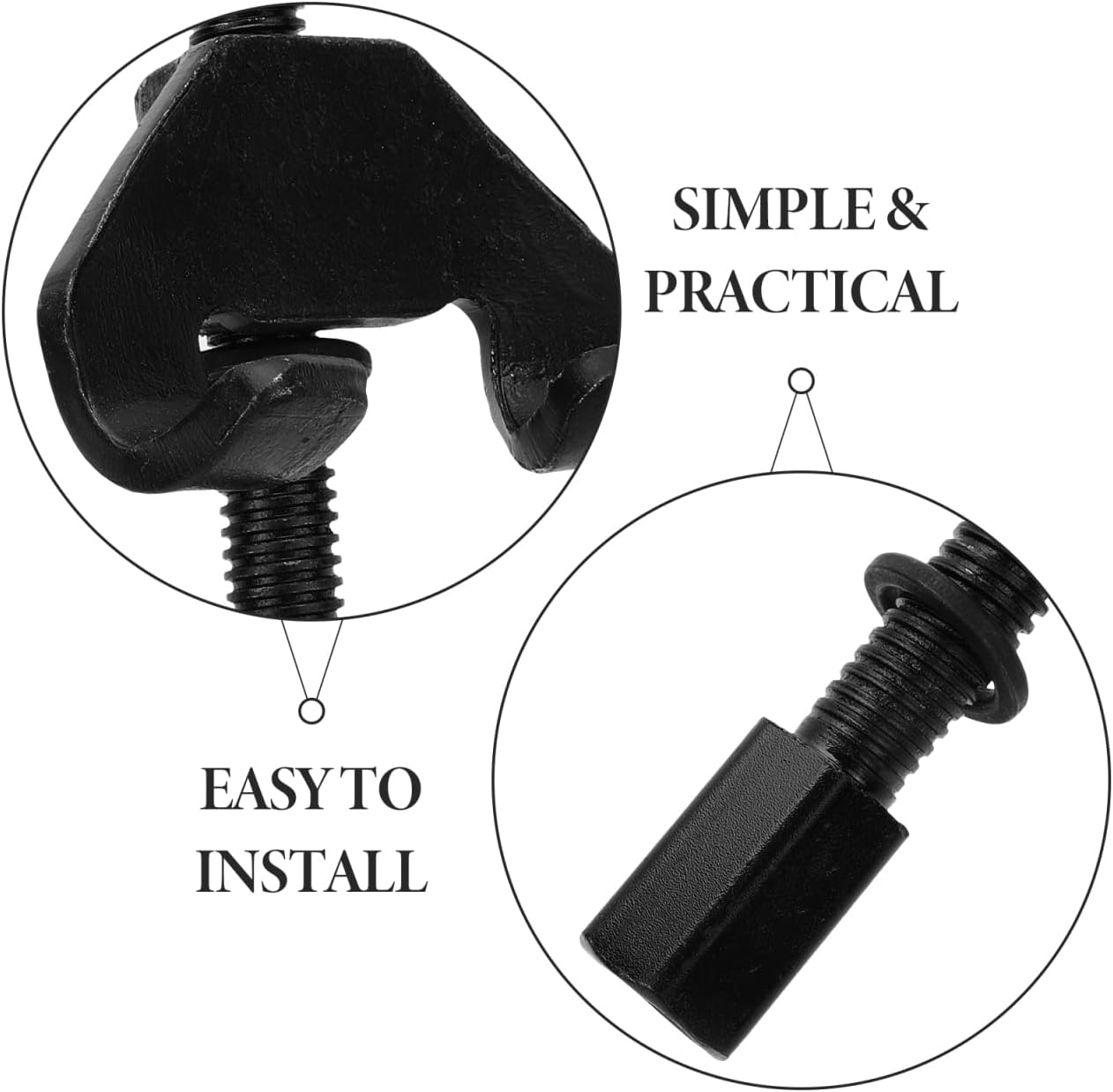 2pcs Heavy Duty Coil Spring Compressor Tool for Quick and Automotive Spring Installation and Removal Compact Design for Easy Storage and Transport High-strength Construction