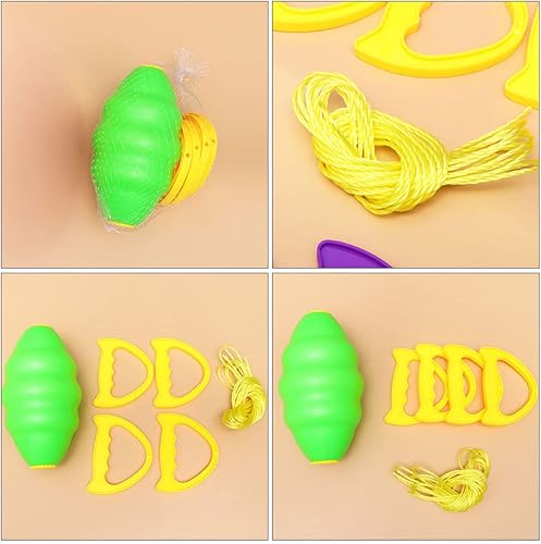 Miniatura 4 de TOYANDONA Juguetes al aire libre 2 juegos de remolcadores divertidos de verano, regalos de agarre de guerra Fitness Boy Two Colaboración para juego