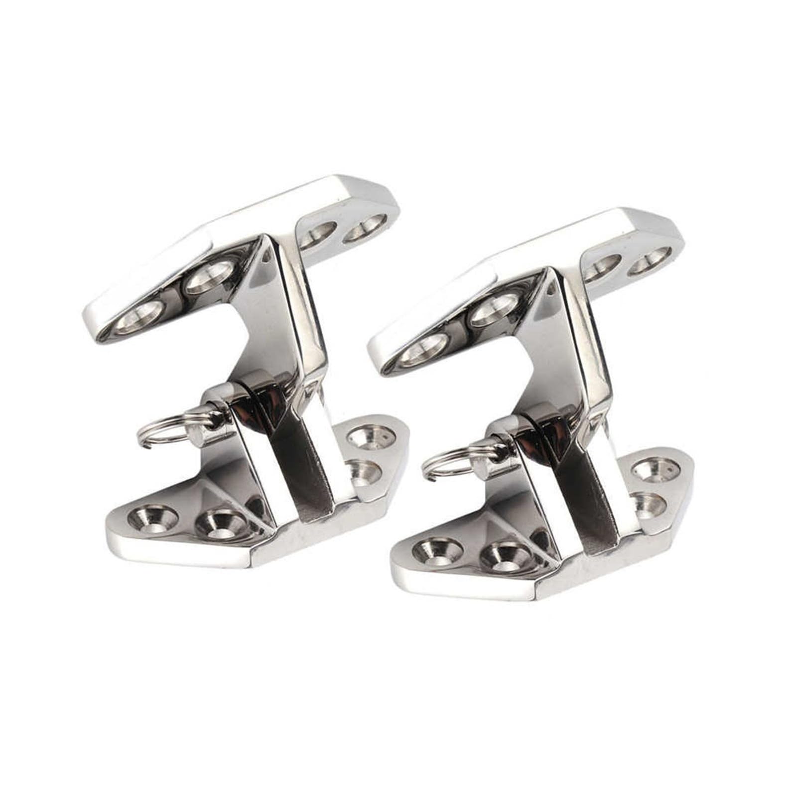 Shundeed One Color Boat Hardware Marine Hinges, 316 Stainless Steel Mirror Polished Removable Pins, Marine Hardware Heavy-Duty Hinges.