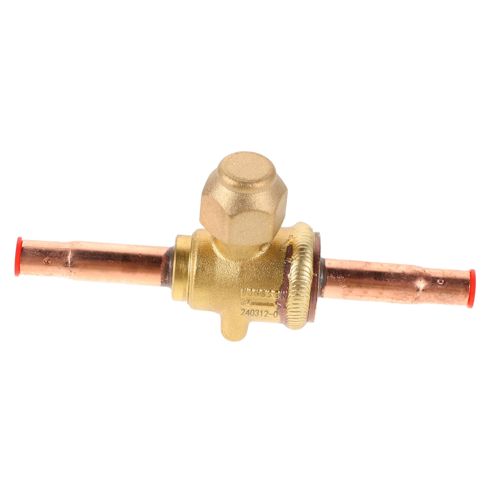 Válvula de bola de inoxidable para refrigeración y accesorio de carga de aire acondicionado