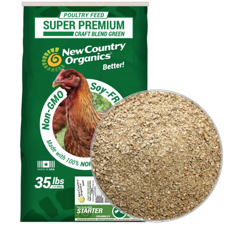 New Country Organics Starter Crumble for Chicks and Ducklings, 35 LBs