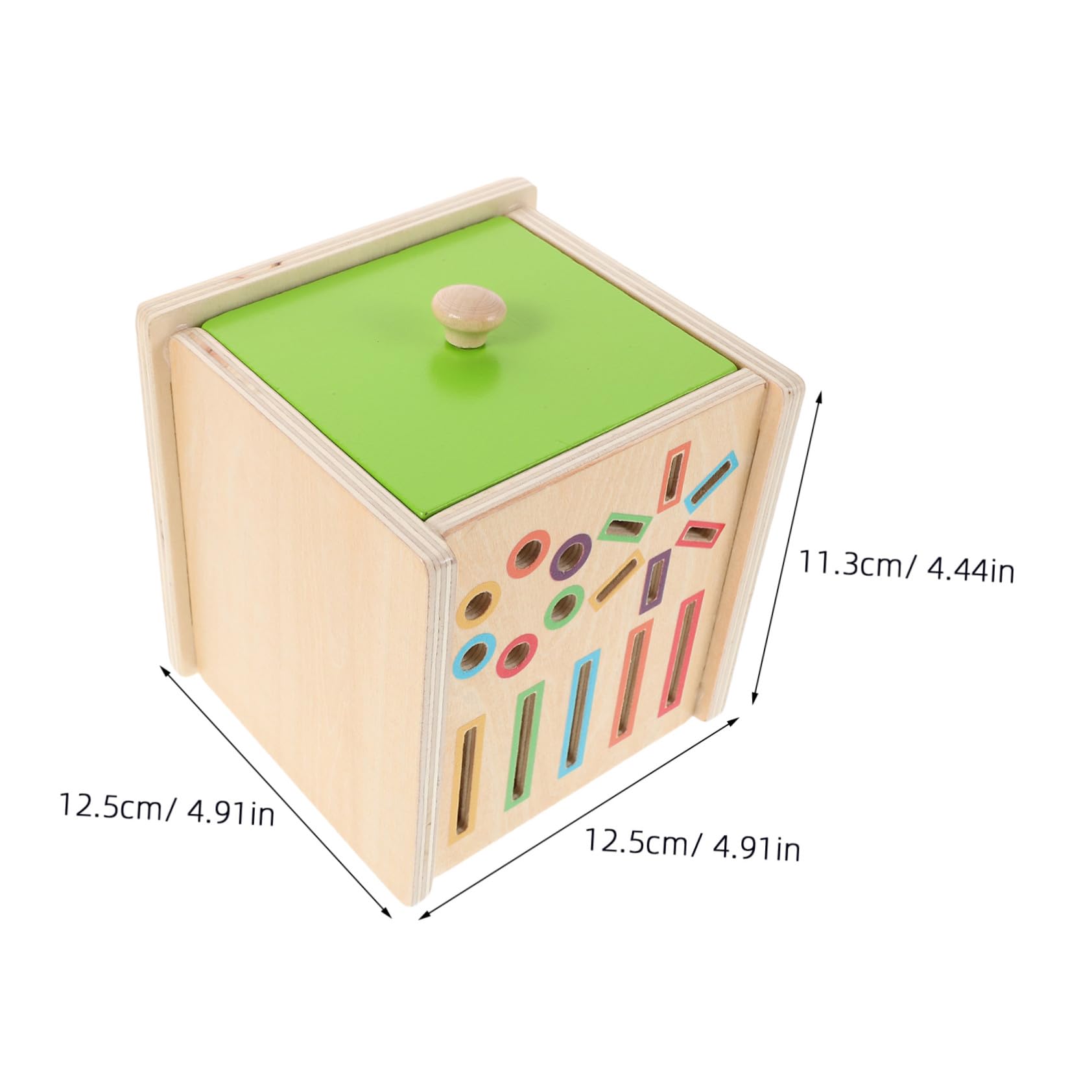 Beaupretty Juguetes Montessori de Madera para Años Educativo de Clasificación de Colores y Bloques Geométricos para Reconocimiento Visual y Desarrollo Cognitivo