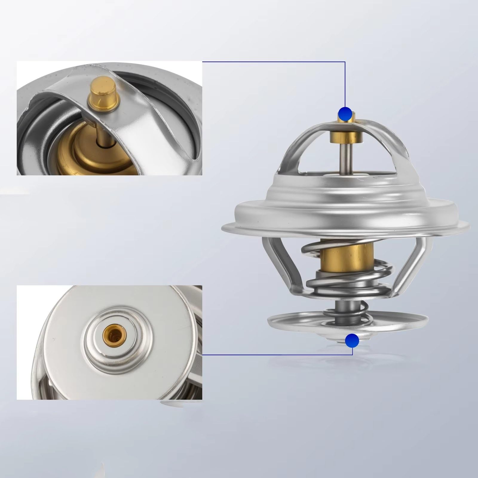 Termostato Auto Compatibile Con Benz Per Sl320 1994 1995 1996 1997 1 Pz. Accessori Di Ricambio Per Alloggiamento Termostato Di Raffreddamento 1022001515