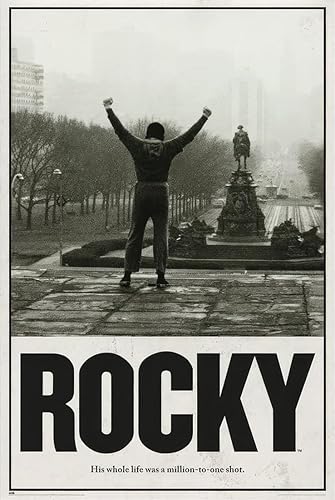 Rocky - Póster de la película (His Whole Life Was a Million To One Shot) (tamaño 24 "x 36") (Juego de póster y tiras)