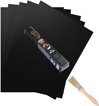 Amazon バーベキューグリルマット qマット グリルマット くっつかない バーベキューマット グリルシート 電子レンジ焙煎メッシュマット 繰り返す利用 焼き網 q網 Ptfe 超耐熱 熱伝導 焦げ付き防止 粘着防止 自由にカット 70 260 鉄板用 電子レンジ対応 5枚セット