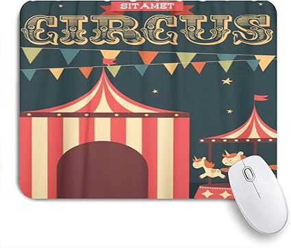 Amazon Kapanou マウスパッド カラフルなテントヴィンテージサーカスレトロ楽しい旗クラシックユニコーン おしゃれ 耐久性が良い 滑り止めゴム底 ゲーミングなど適用 マウス 用ノートブックコンピュータマウスマット Kapanou マウスパッド 通販