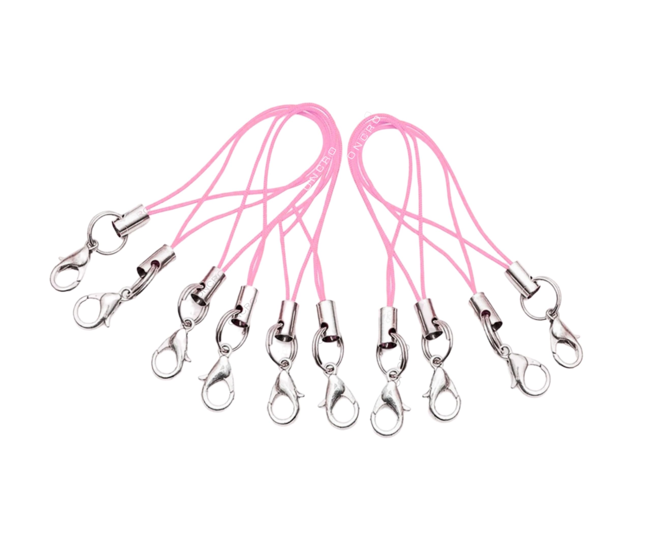 Multi Pack Phone Strap hanging Charm lobster clasp for cell phone Cover pendant keyring Pendrive Badge Holders Charm DIY Jewellery straps thread Ring with smart Hook-image-33