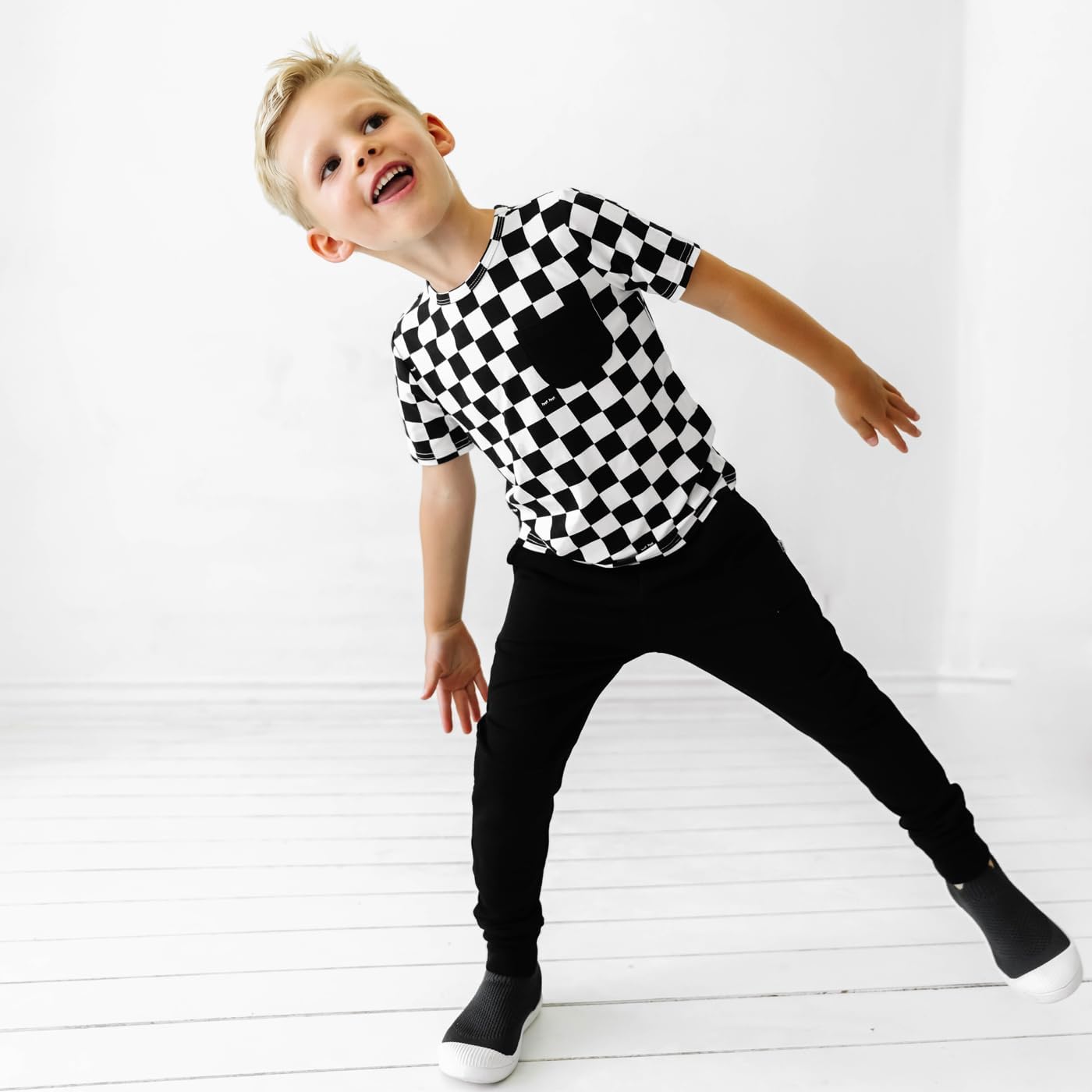 Little Sleepies Short Sleeve Relaxed Pocket Tee for Boys and Girls - Image 3