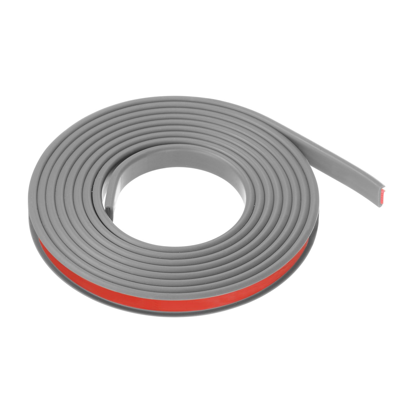 uxcell U Shape Edge Banding 15/32" x 9.8ft (12mm x 3000mm) Self Adhesive TPE Flexible Veneer Edge Protector for Furniture Cabinet Table Repair Gray