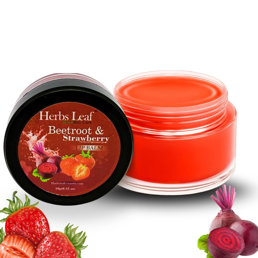 HL Beetroot & strawberry Lip Balm | Tinted Lip Care | For Dry & Chapped Lips | For Pigmented Lips | For Women & Men (Pack of 1, Stick Lip Balm), Red-image-12