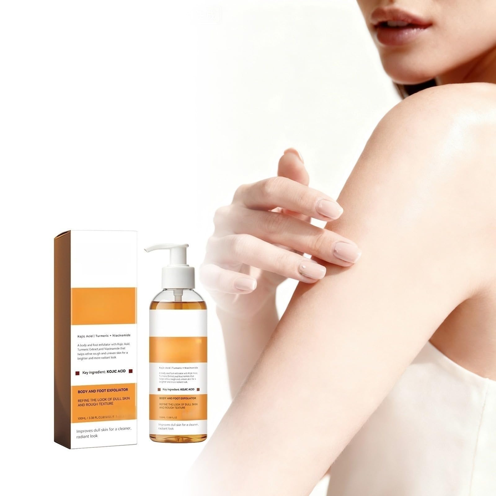Siero Corpo & Piedi con Curcuma e Acido Kojico — Liscio, Idrata e Illumina la Pelle