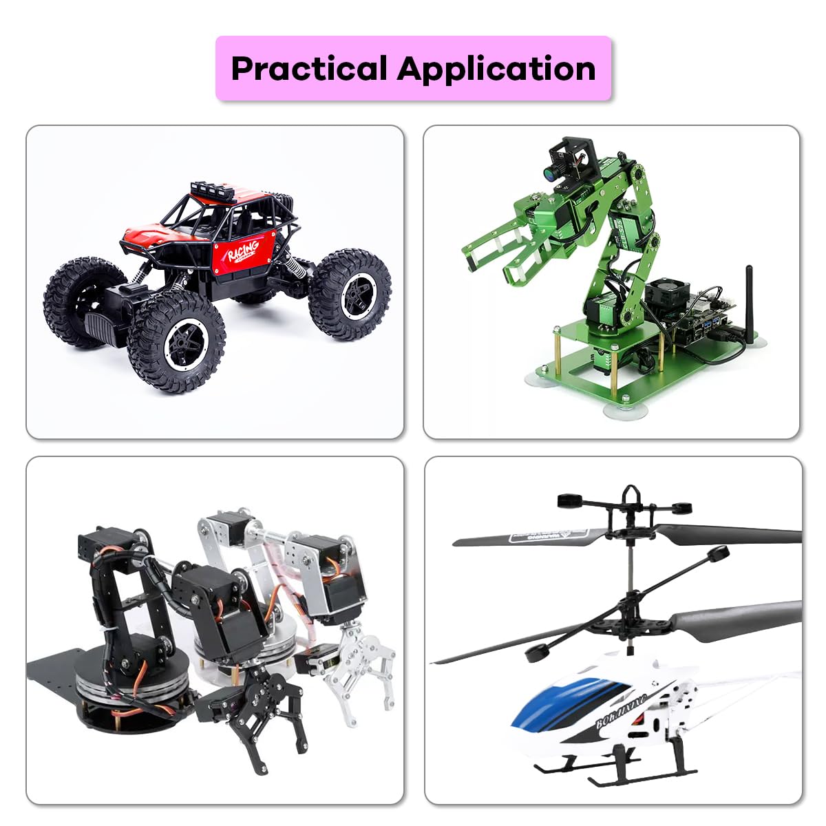 LAFVIN MG996R Servo Motor,55g Metal Gear Torque MG996R Digital Servo Motore per Arduino Futaba JR RC Helicopter Car Boat Robot