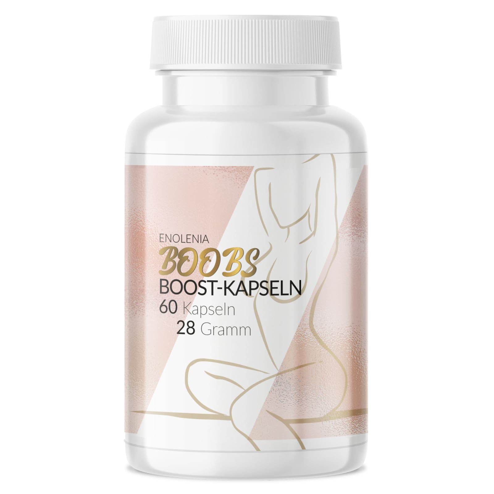 Enolenia® BoobsBoost Cápsulas – Aumento de senos – Apoyo natural para el levantamiento y firmeza – Pimienta monje en dosis altas – Pechos más firmes y llenos