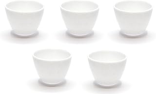 (Pack of 5) Silica Crucible, 50ml Capactity - Eisco Labs