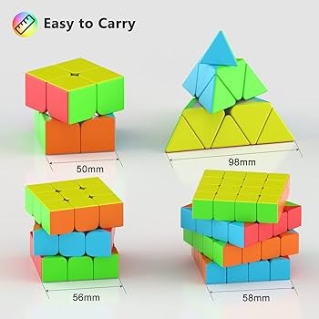 Vdealen Speed Cube Set, Puzzle Cube Bundle of 2x2x2 3x3x3