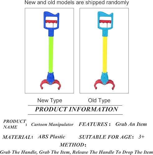 Miniatura 5 de Juguete agarrador para niños, juguetes de agarre de mano, flexible para mover, material plástico resistente para niños (amarillo)