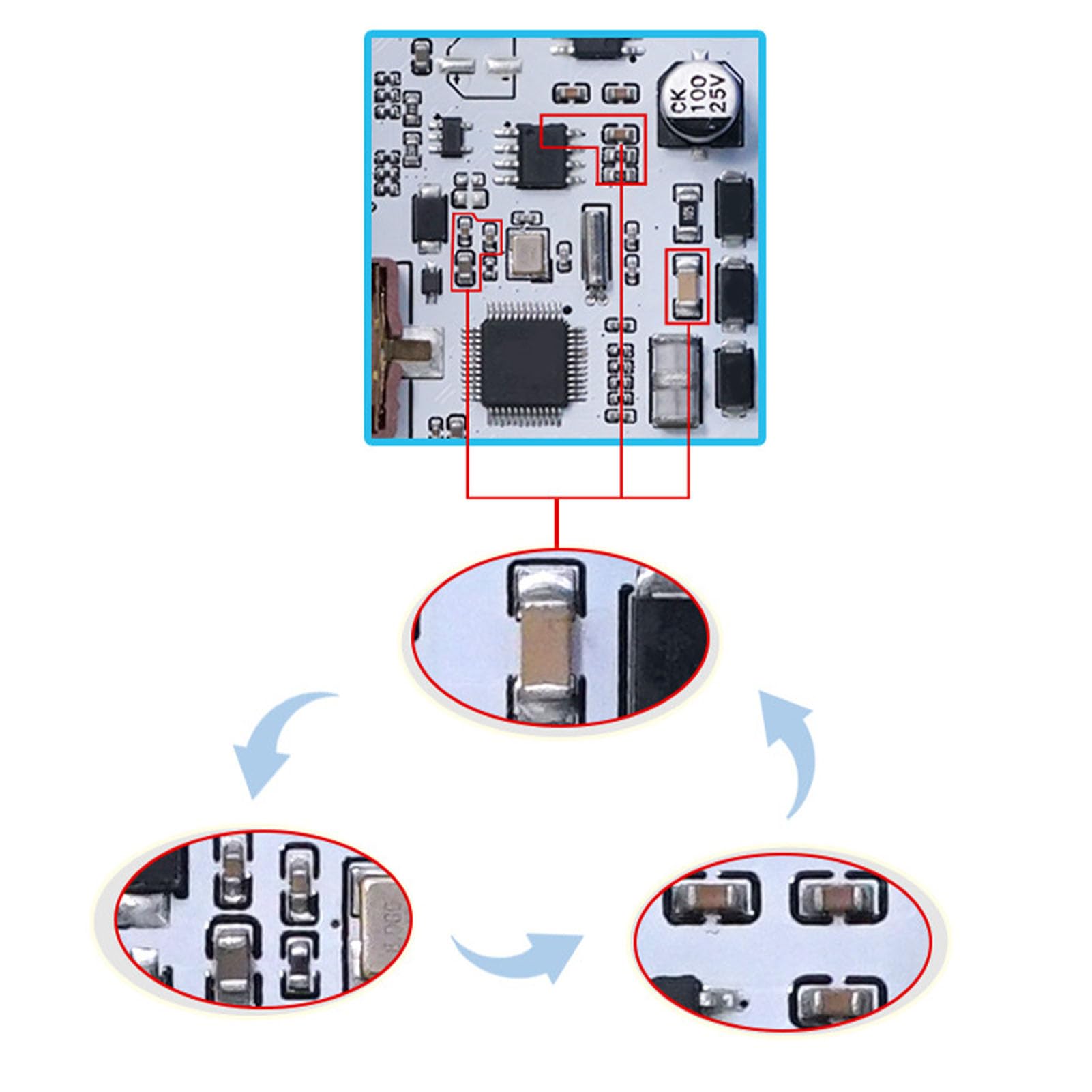 0201 Libro campioni di condensatori SMD, libro campioni di componenti elettronici di valore 84, kit di assortimento di condensatori in plastica nera per professionisti o